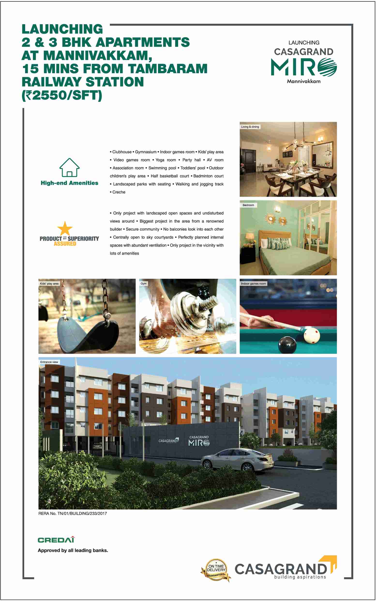 Launching Casagrand Miro in Chennai Update